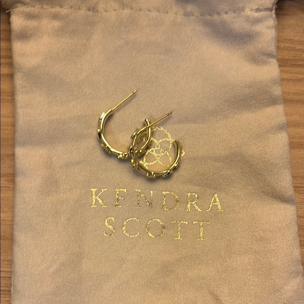 Kendra Scott Gold Mini Hoops